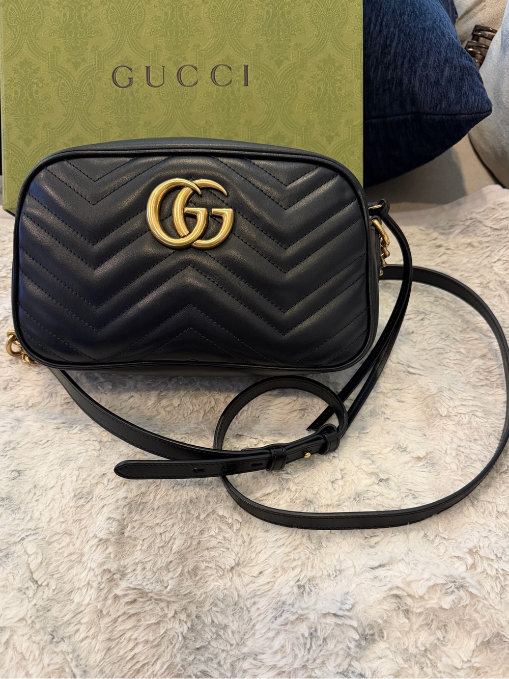 Gucci Black Crossbody Camera Bag